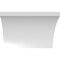 Ekena Millwork 6-in. W x 44-in. D x 44-in. H Thorton Architectural Grade PVC Knee Brace BRCP06X44X44THR - alternate 2